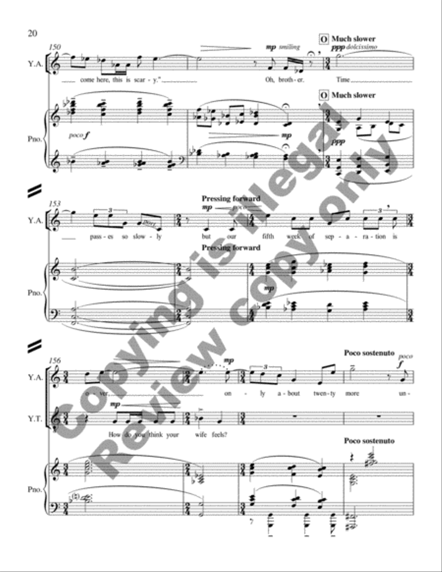 Glory Denied (Piano/Vocal Score) Glory Denied (Piano/Vocal Score) Bassoon scores gallery preview page 22