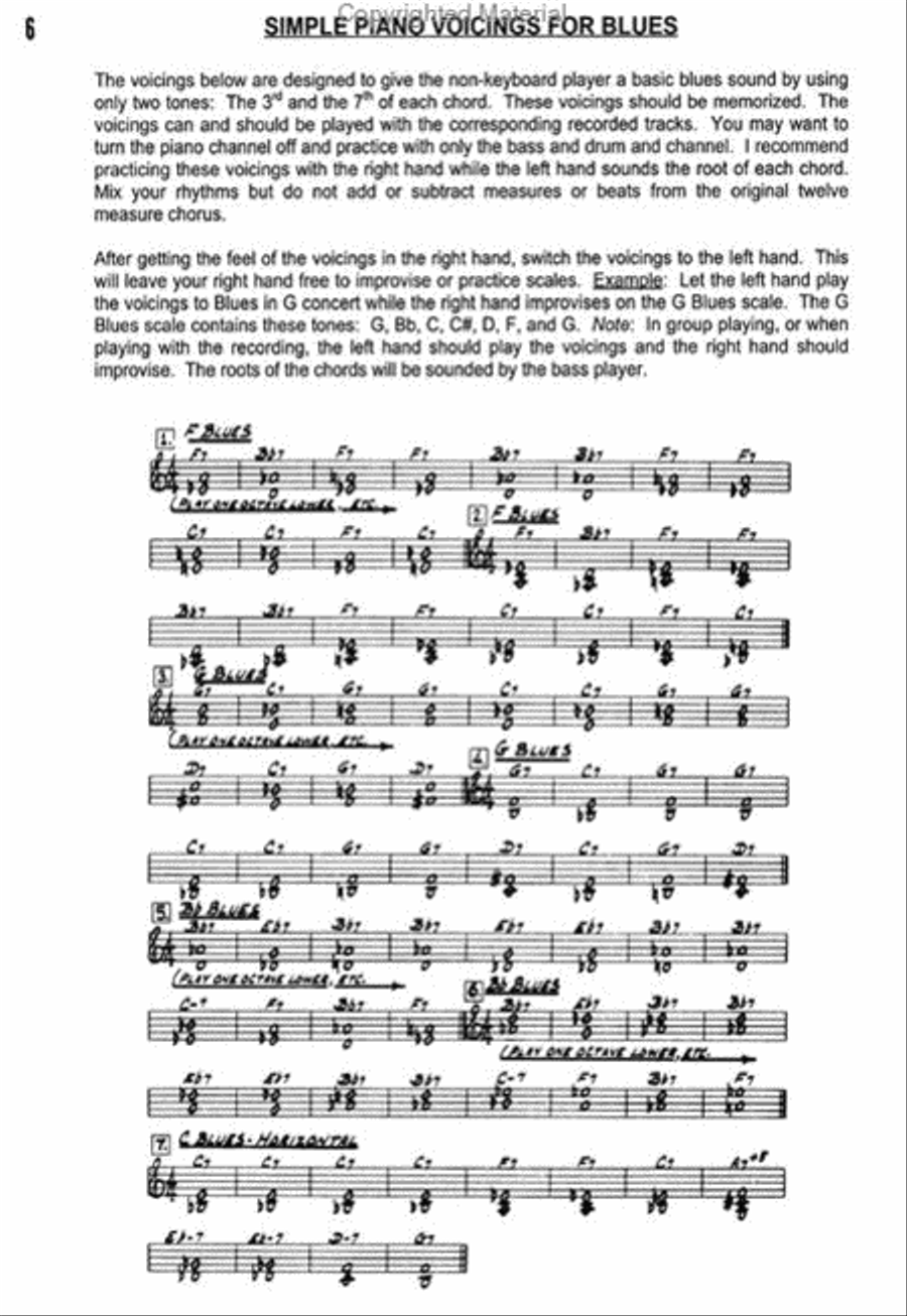 Volume 2 - Nothin' But Blues Voice scores gallery preview page 4