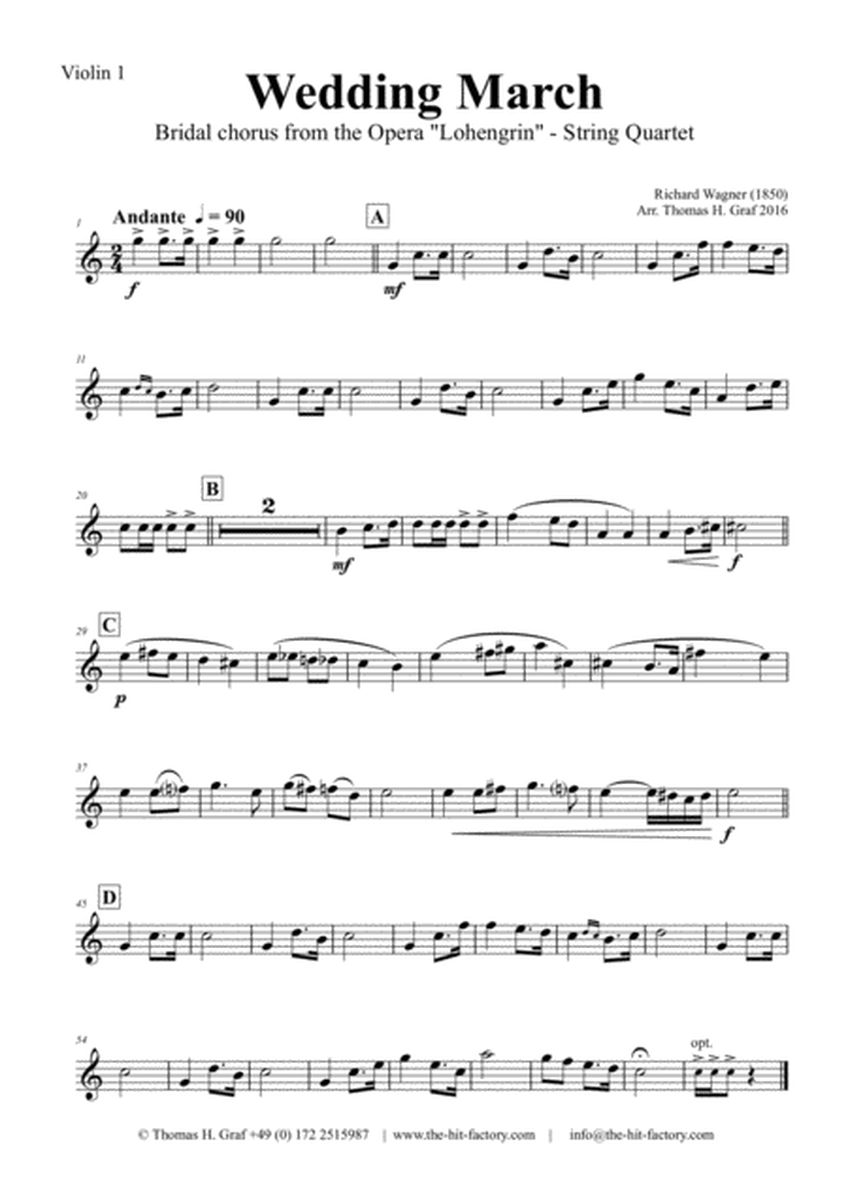 Wedding March - Bridal chorus Lohengrin - String Quartet