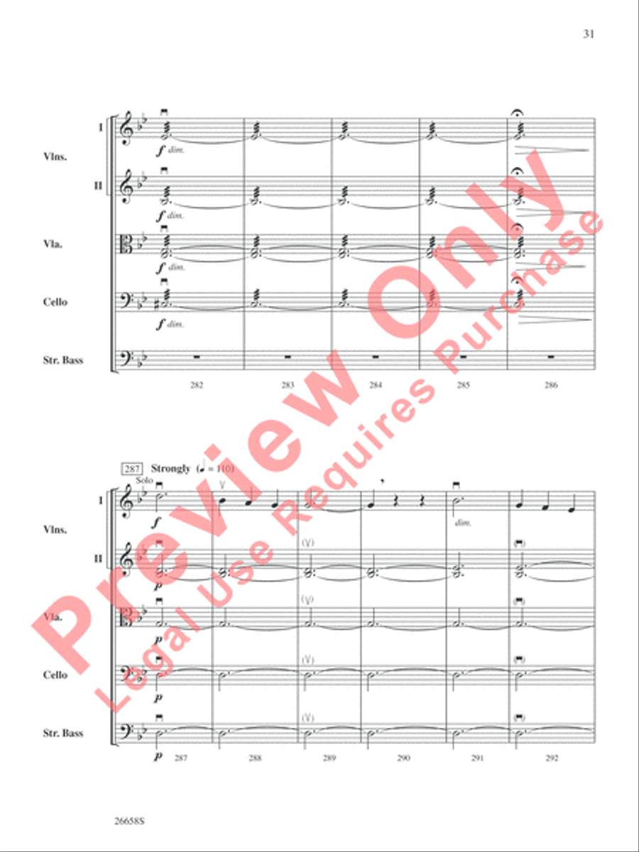 Halloween Spooktacular String Orchestra scores gallery preview page 32