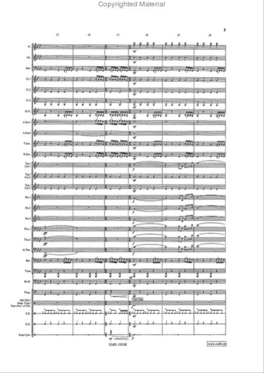 Judge Dredd Concert Band scores gallery preview page 5