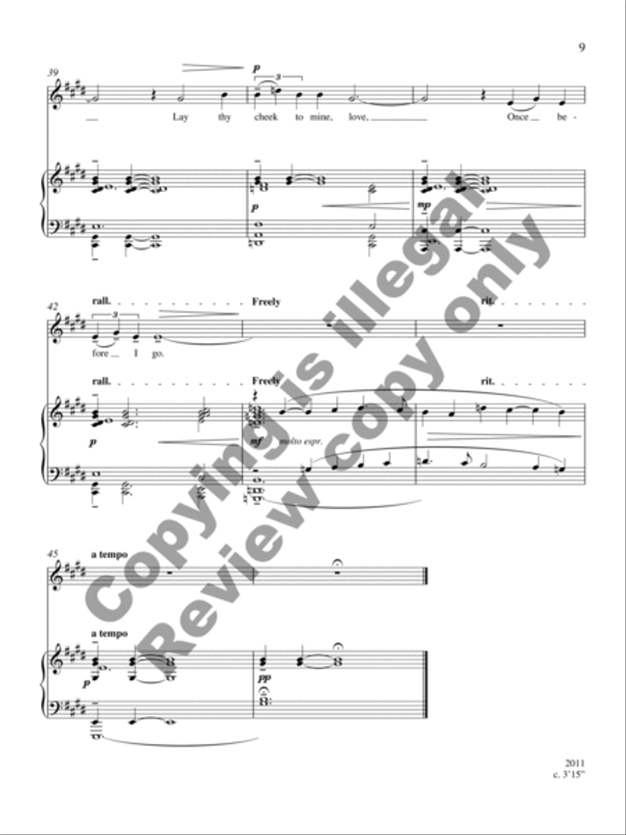 Collected Songs for Soprano and Piano Soprano Voice scores gallery preview page 25