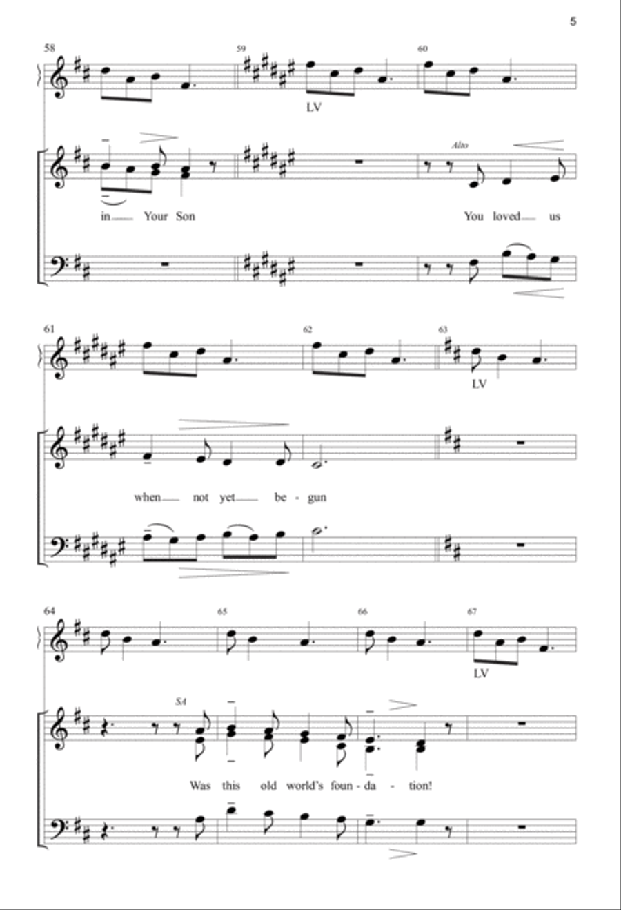 O Morning Star, How Fair and Bright (Downloadable Choral Score)