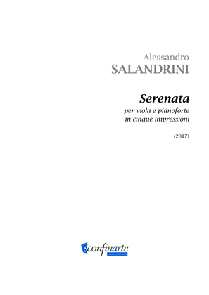 Alessandro Salandrini: SERENATA PER VIOLA E PIANOFORTE (ES-20-020)