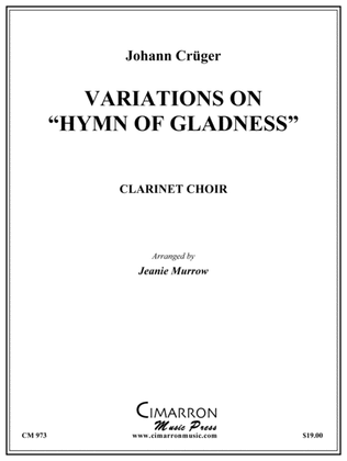 Book cover for Hymn of Gladness (Variations)