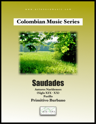 Saudades - Pasillo for Piano (Latin Folk Music)
