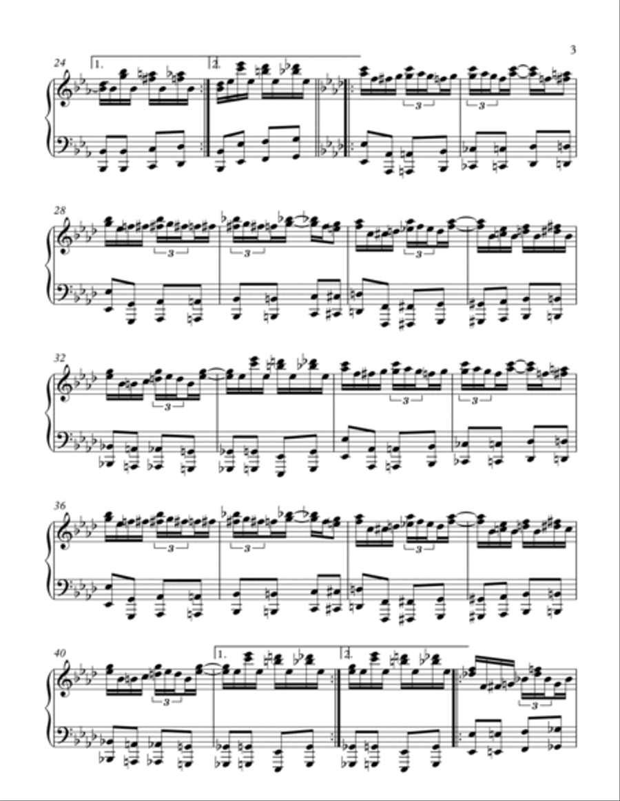 Reaction Rag Piano Solo scores gallery preview page 3