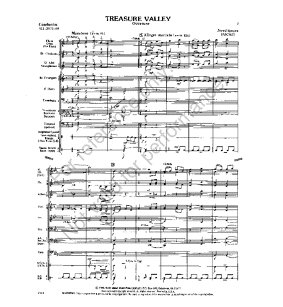 Treasure Valley Treasure Valley Concert Band scores gallery preview page 2
