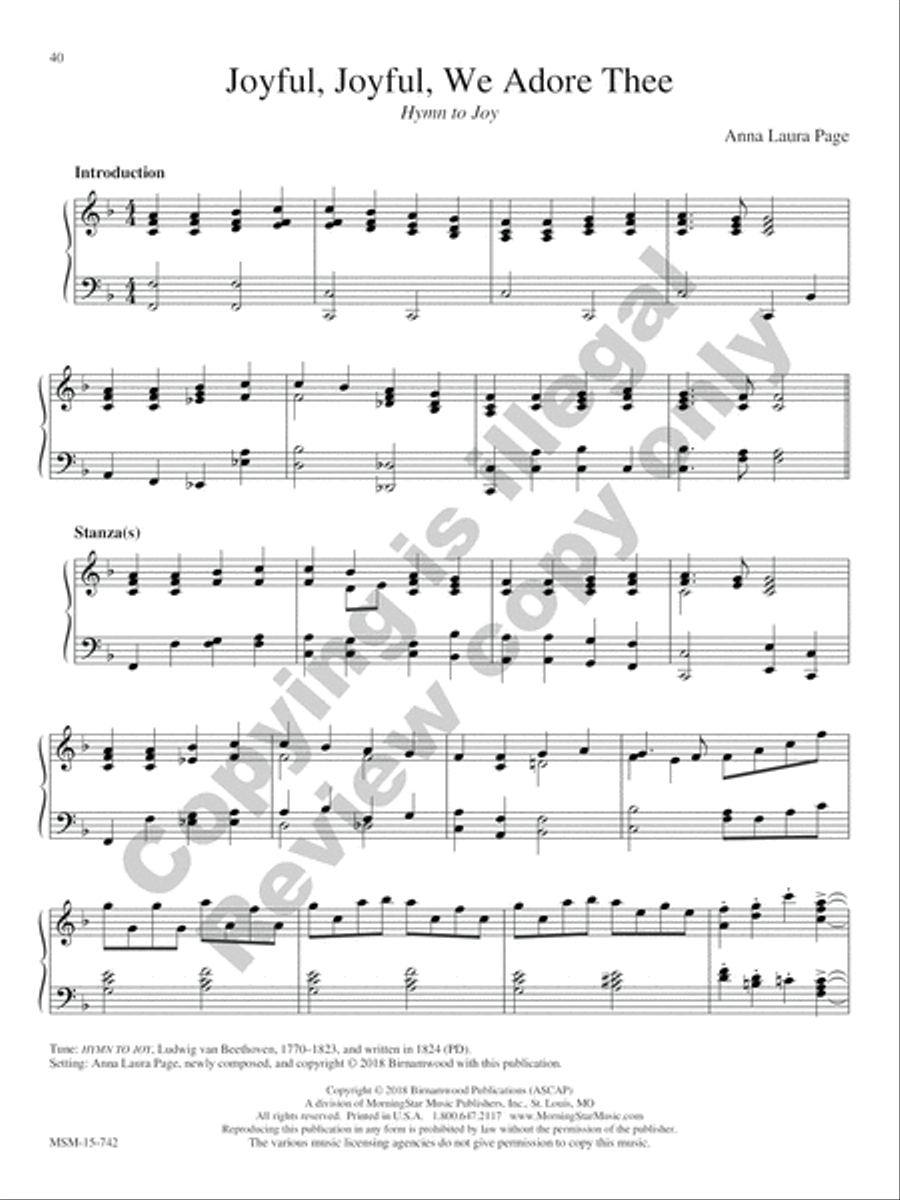 Hymn Enhancements for Piano Piano Solo scores gallery preview page 21