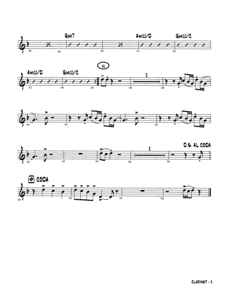 Aebersold Jazz Ensemble, Vol. 1 - Clarinet