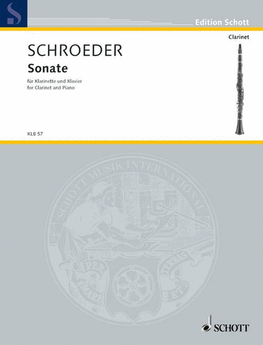 Sonata For Clarinet In 'a' And Piano