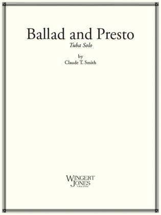 Book cover for Ballad and Presto Dance