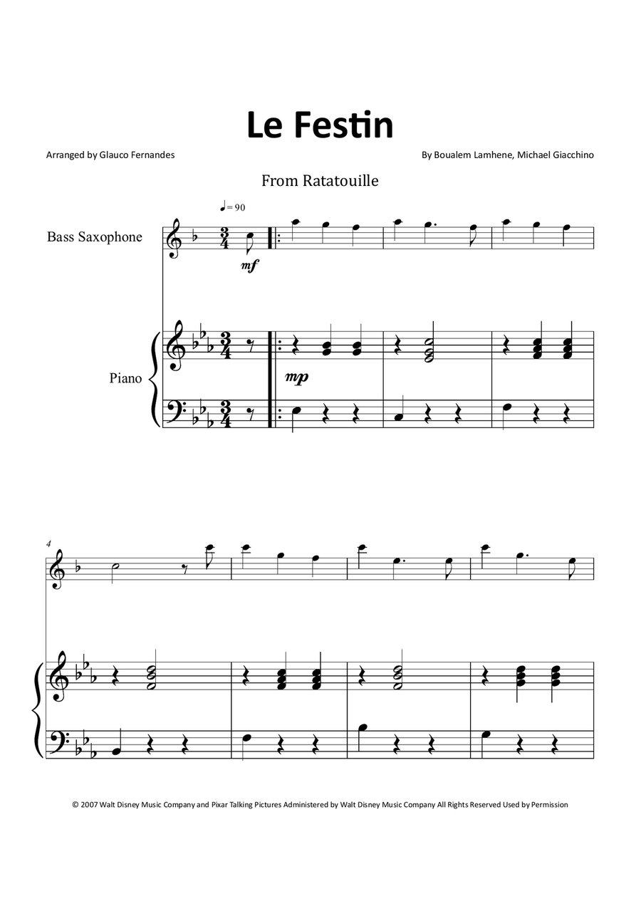 Le Festin Chamber Music scores gallery preview page 1