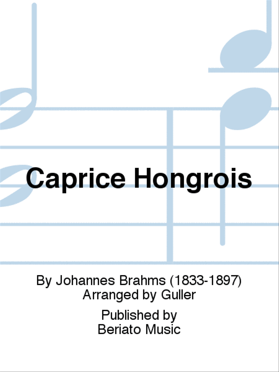 Caprice Hongrois Violin Solo scores gallery preview page 1