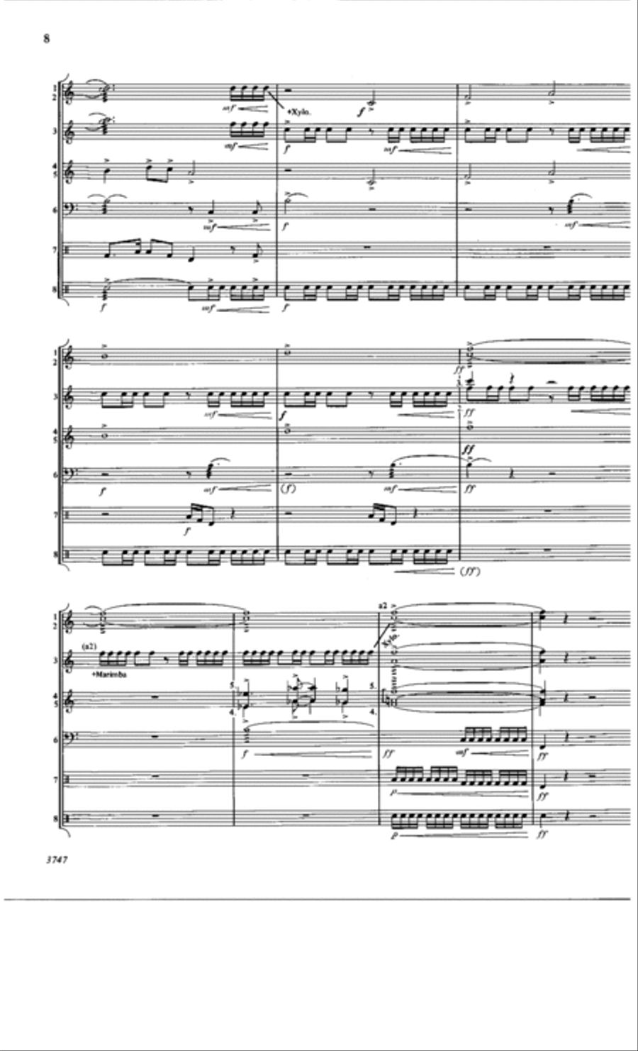 Proclamation Percussion Ensemble scores gallery preview page 9