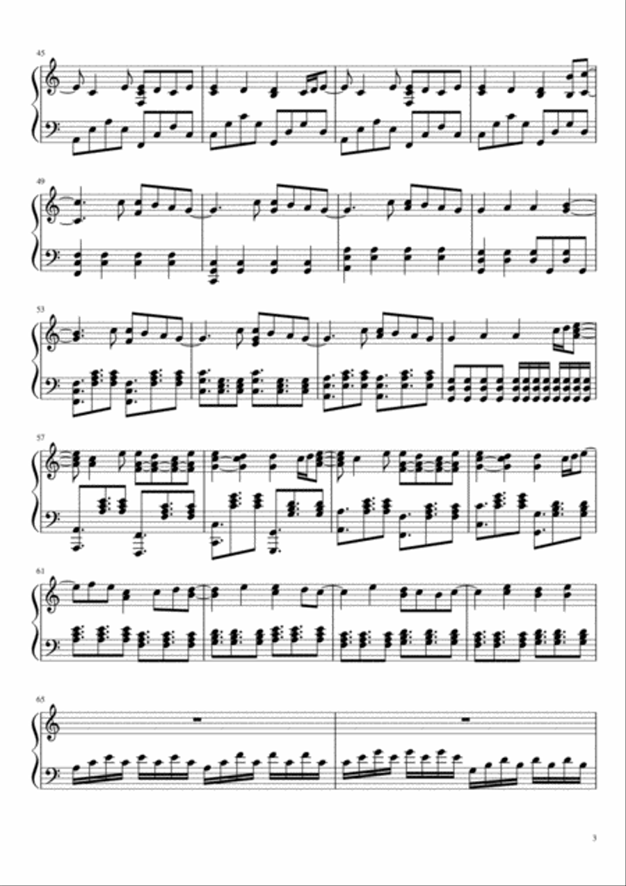 From The Inside Out Piano Solo scores gallery preview page 3