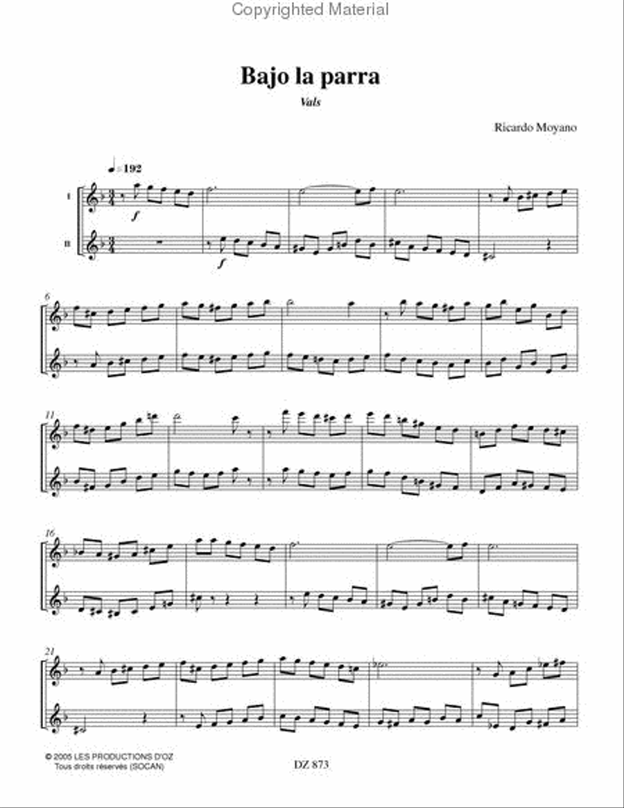 Bajo la parra, Ladino Bajo la parra, Ladino Classical Guitar scores gallery preview page 2