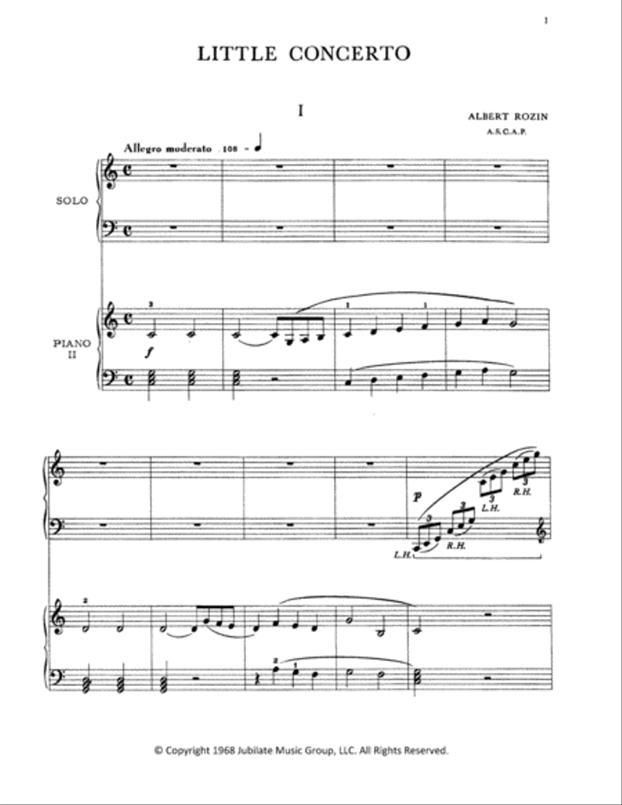 Little Concerto Small Ensemble scores gallery preview page 3
