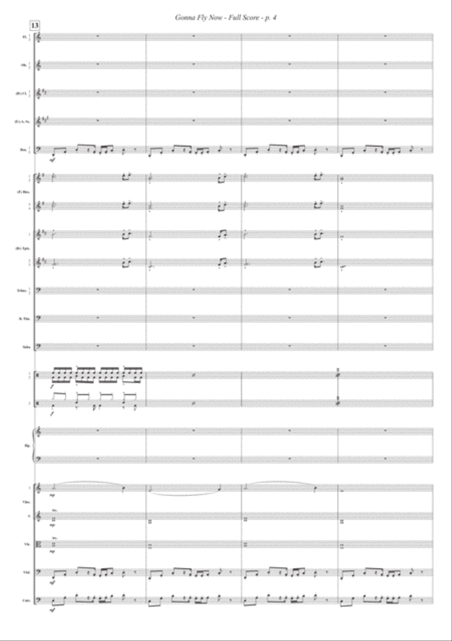 Gonna Fly Now Full Orchestra scores gallery preview page 5