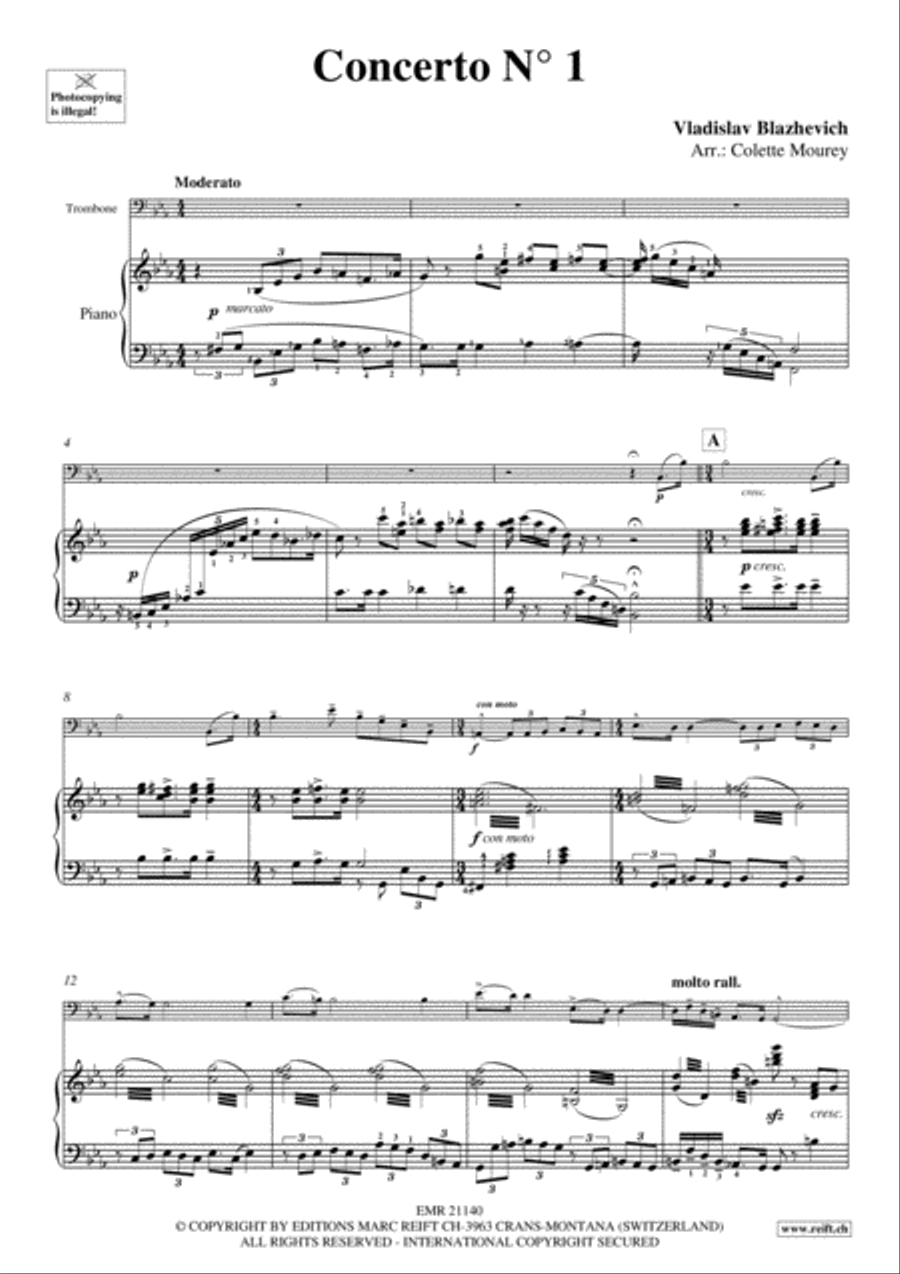 Concerto No. 1 Piano Accompaniment scores gallery preview page 3