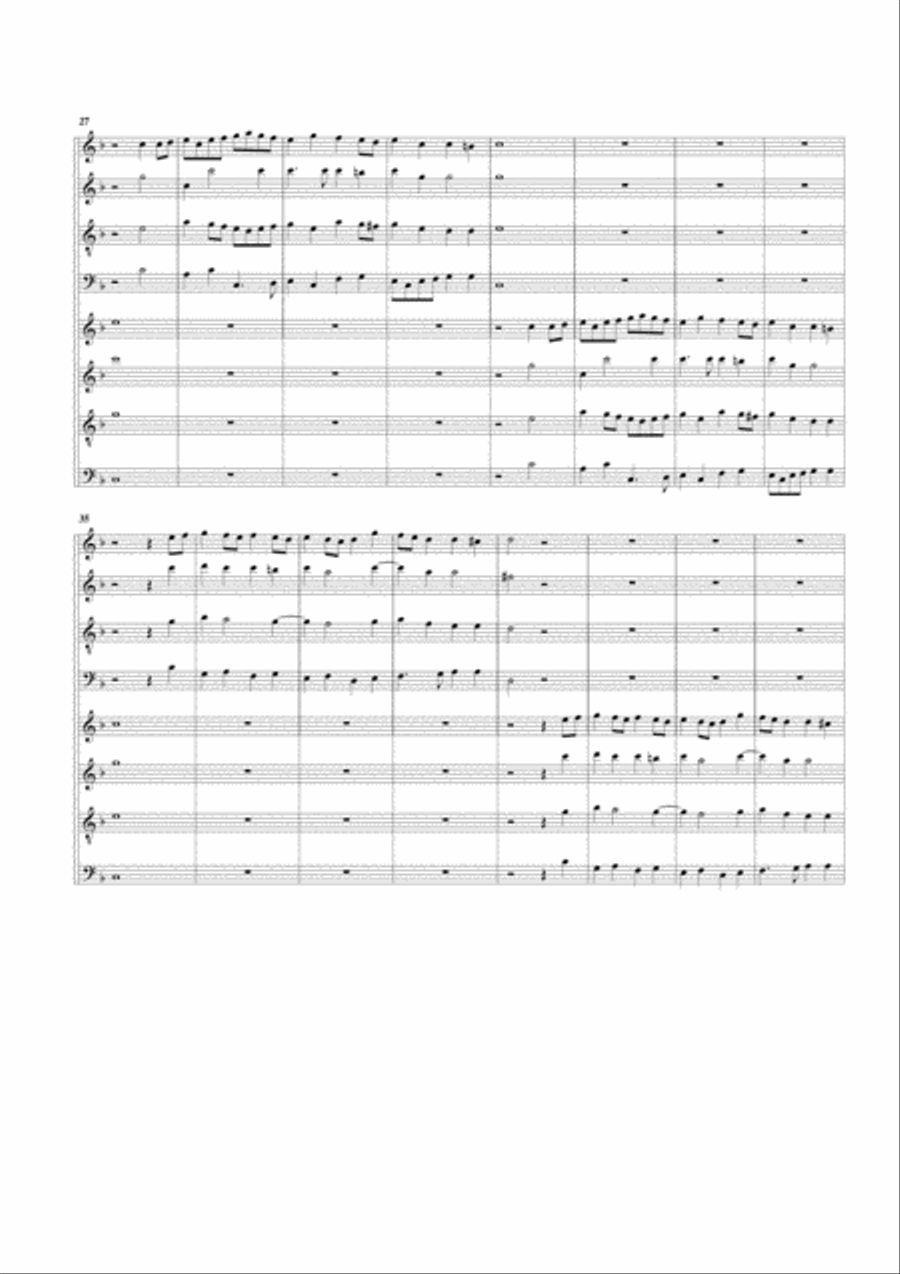 Canzon octavi toni a8 (arrangement for 8 recorders) Recorder scores gallery preview page 3