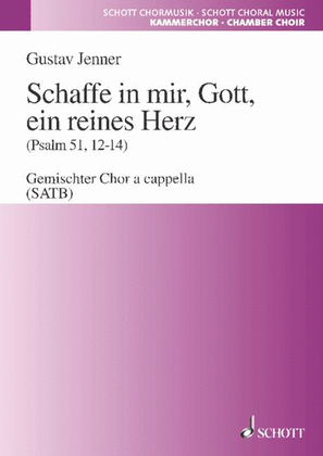 Book cover for Schaffe in mir, Gott, ein reines Herz