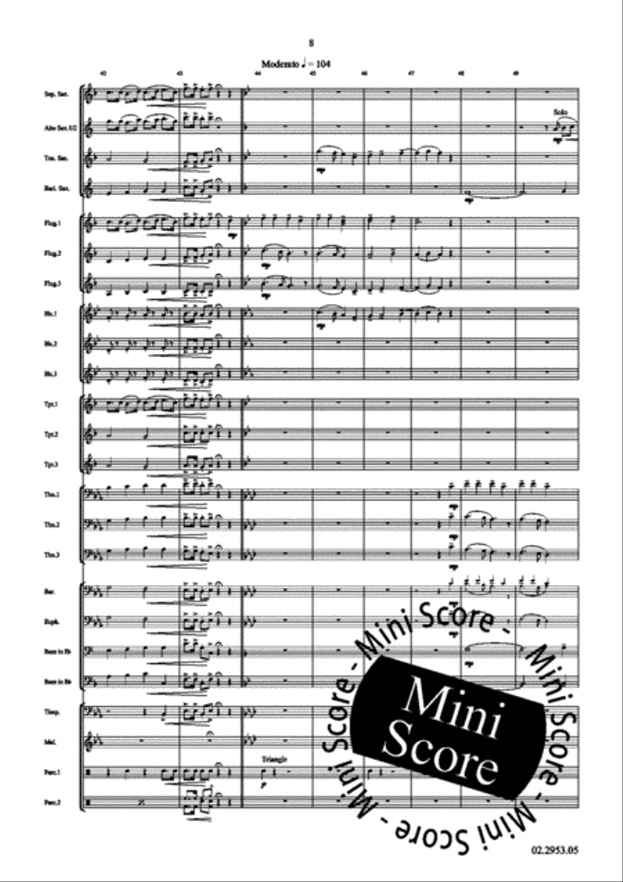Festival of Spirituals Fanfare Band scores gallery preview page 12
