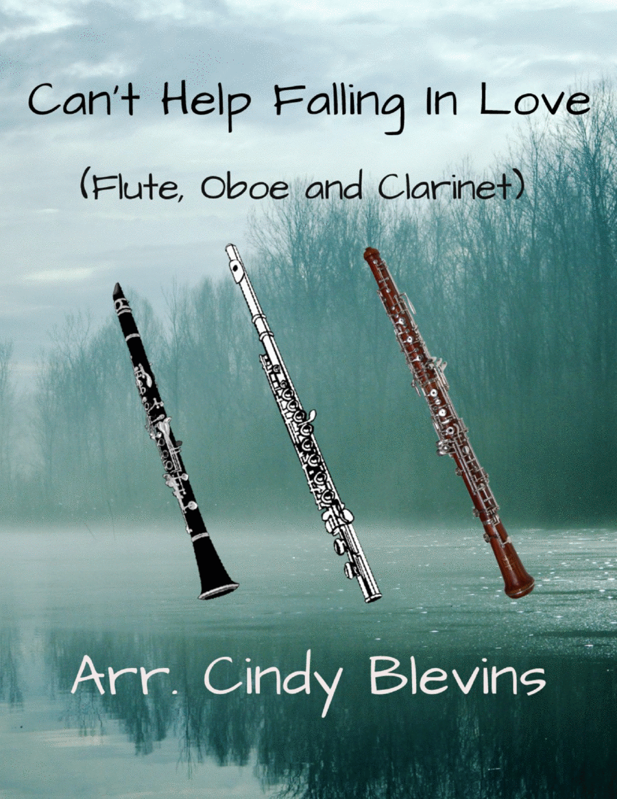 Can't Help Falling In Love Woodwind Trio scores gallery preview page 1