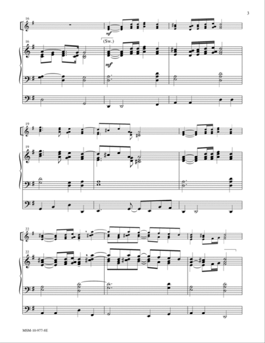 Processional in G Trumpet Trio scores gallery preview page 3