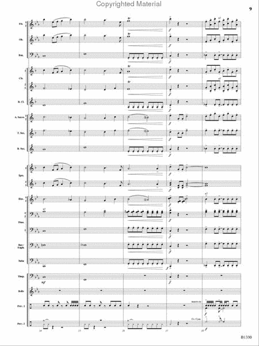 Raiders of the High Seas Concert Band scores gallery preview page 8