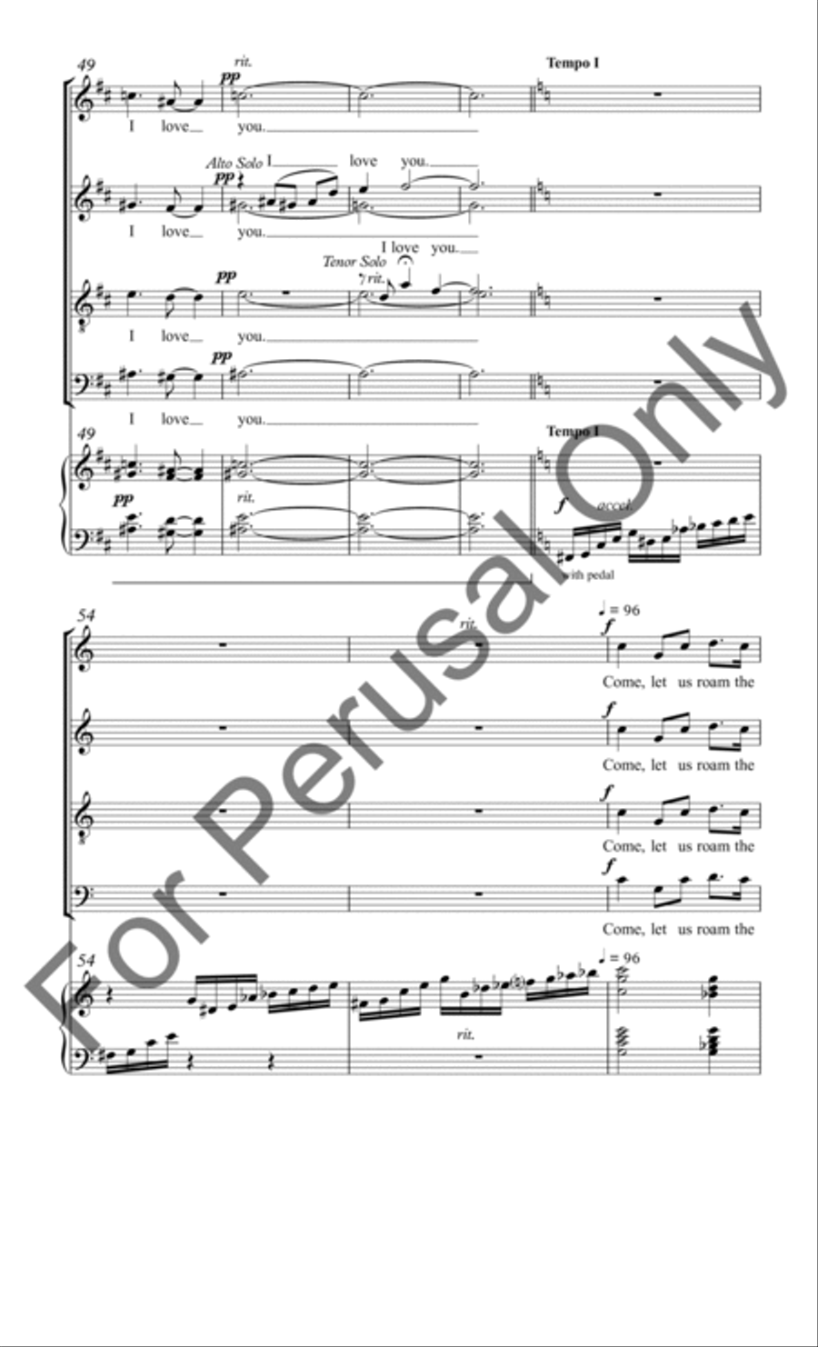 Harlem Night Song Harlem Night Song 4-Part scores gallery preview page 8