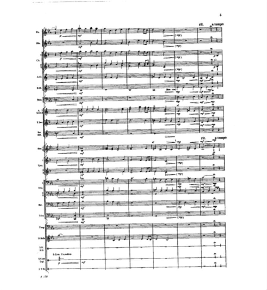 Ritual and Capriccio Concert Band scores gallery preview page 5