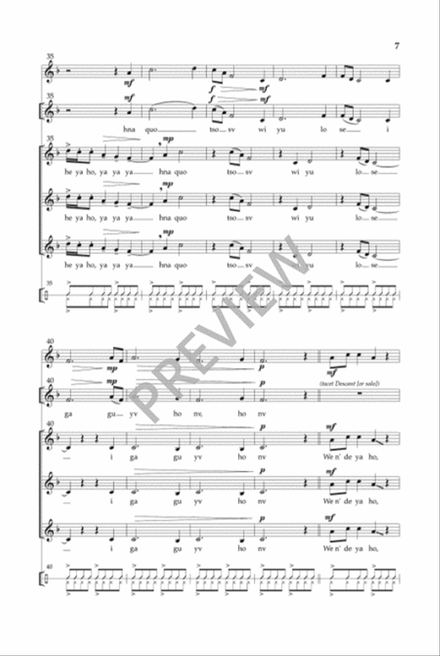 Morning Song (Three-part) 3-Part scores gallery preview page 8