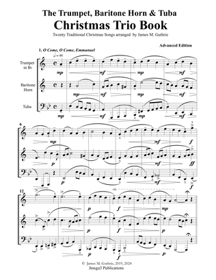 Guthrie: The Trumpet, Baritone Horn & Tuba Christmas Trio Book - Advanced Edition