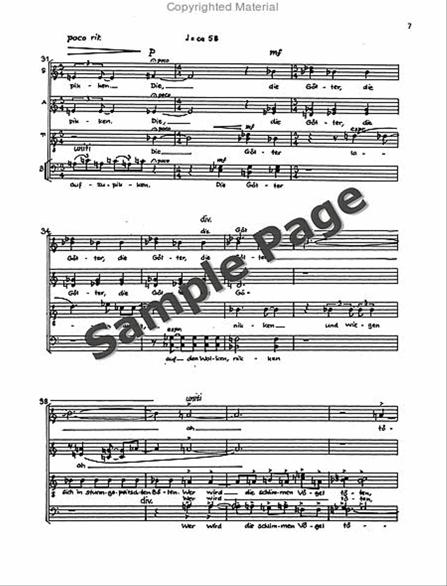 Nachtstucke 3 4-Part scores gallery preview page 8