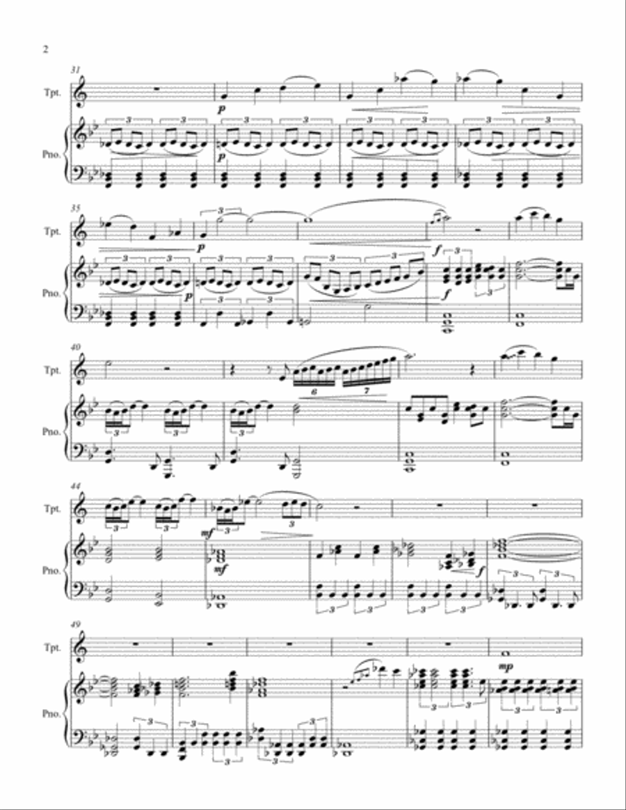 Dream Glider Trumpet Solo scores gallery preview page 5