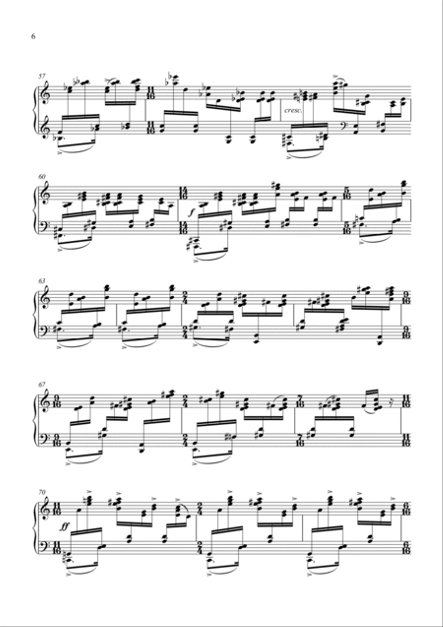Rumba Machine Rumba Machine Piano Solo scores gallery preview page 6