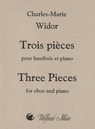 Trois pieces pour hautbois et piano