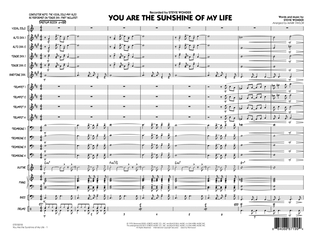 You Are the Sunshine of My Life (Key: C) - Conductor Score (Full Score)