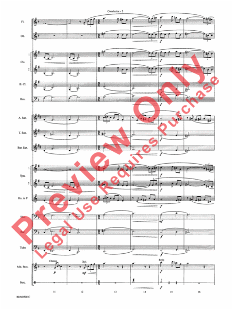 Contemplation Contemplation Concert Band scores gallery preview page 5