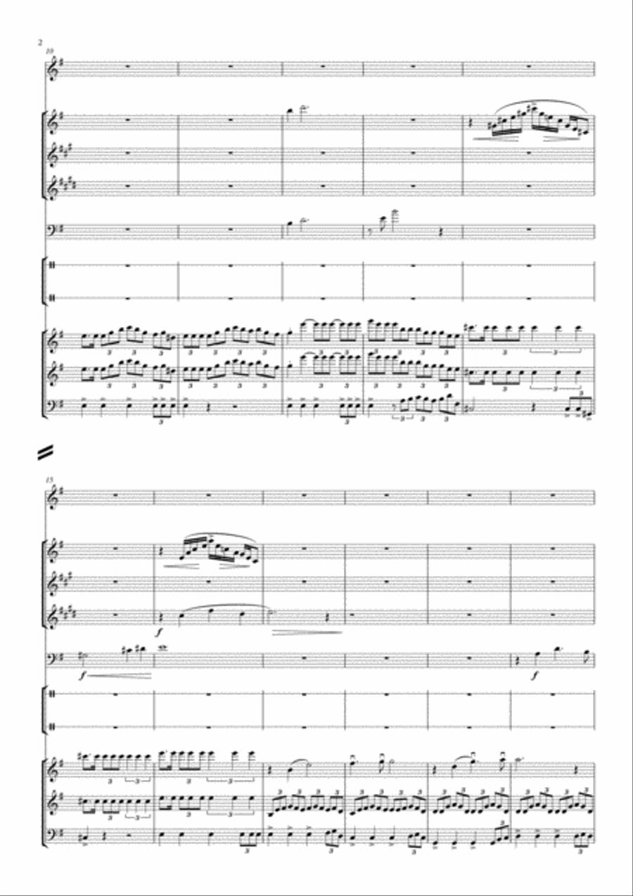 Rumpel's Defeat Large Ensemble scores gallery preview page 2