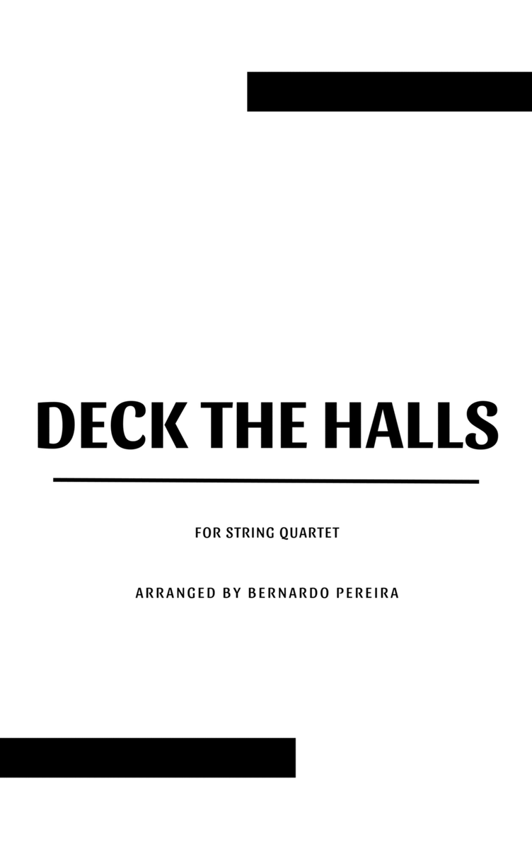 Deck The Halls (for string quartet) image number null