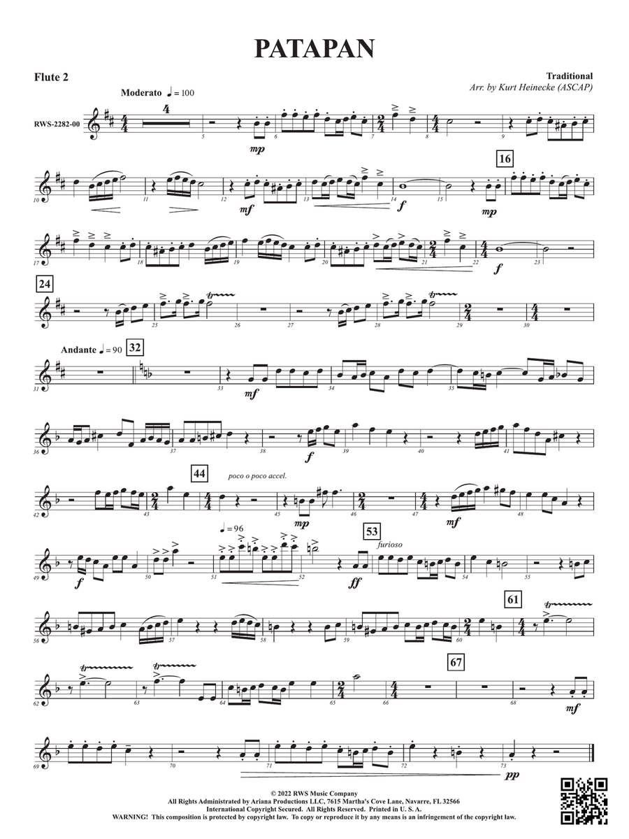Patapan: 2nd Flute