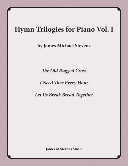 Hymn Trilogies for Piano, Vol. I image number null