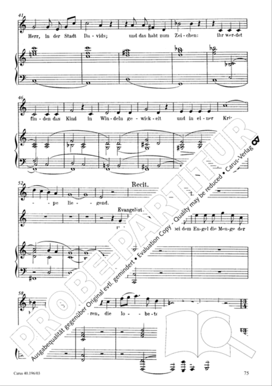 Die Geburt Christi SSA scores gallery preview page 76