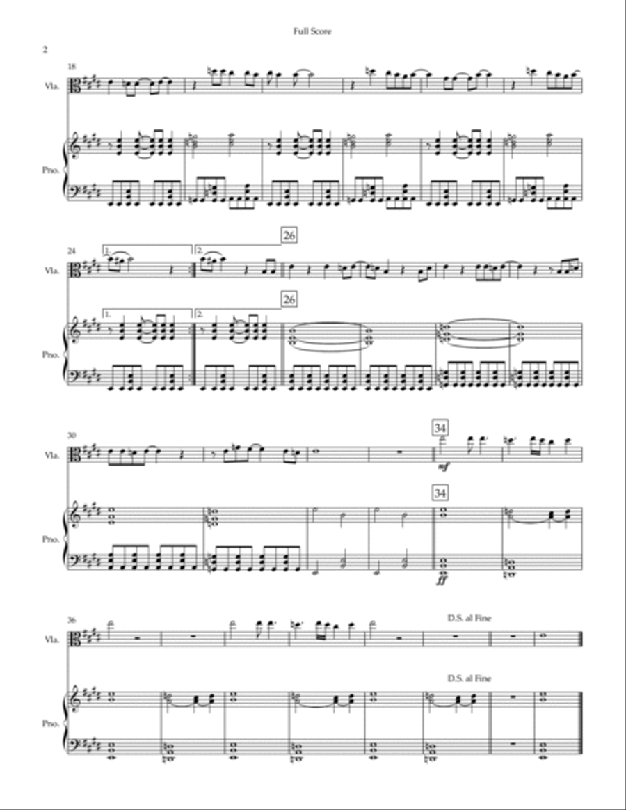 Born To Be Wild Viola scores gallery preview page 2