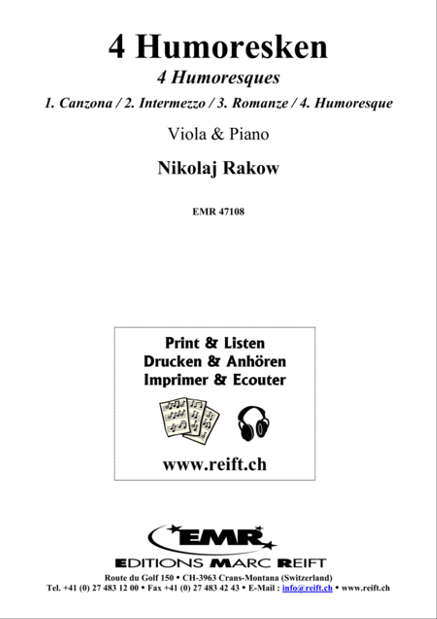 4 Humoresken Piano Accompaniment scores gallery preview page 2