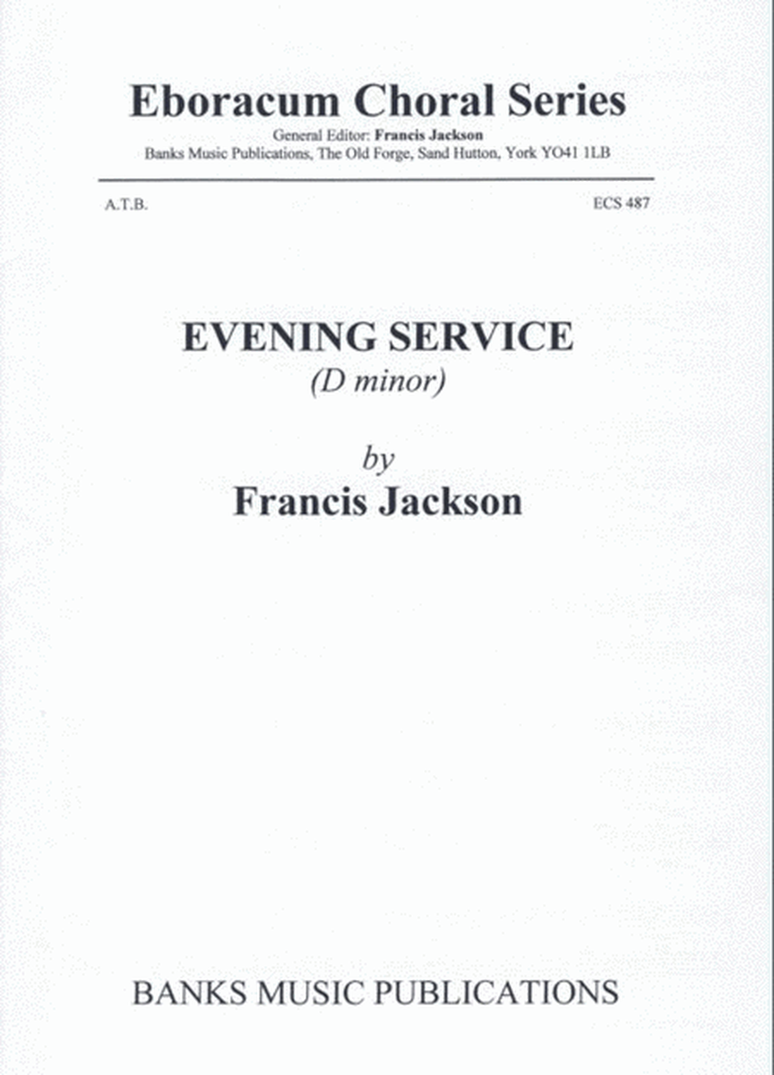 Evening Service In D Minor