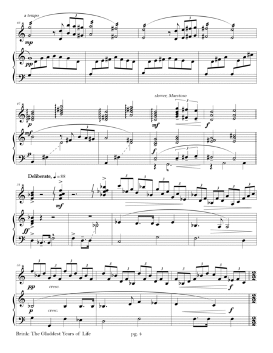 The Gladdest Years of Life (fantasia on 