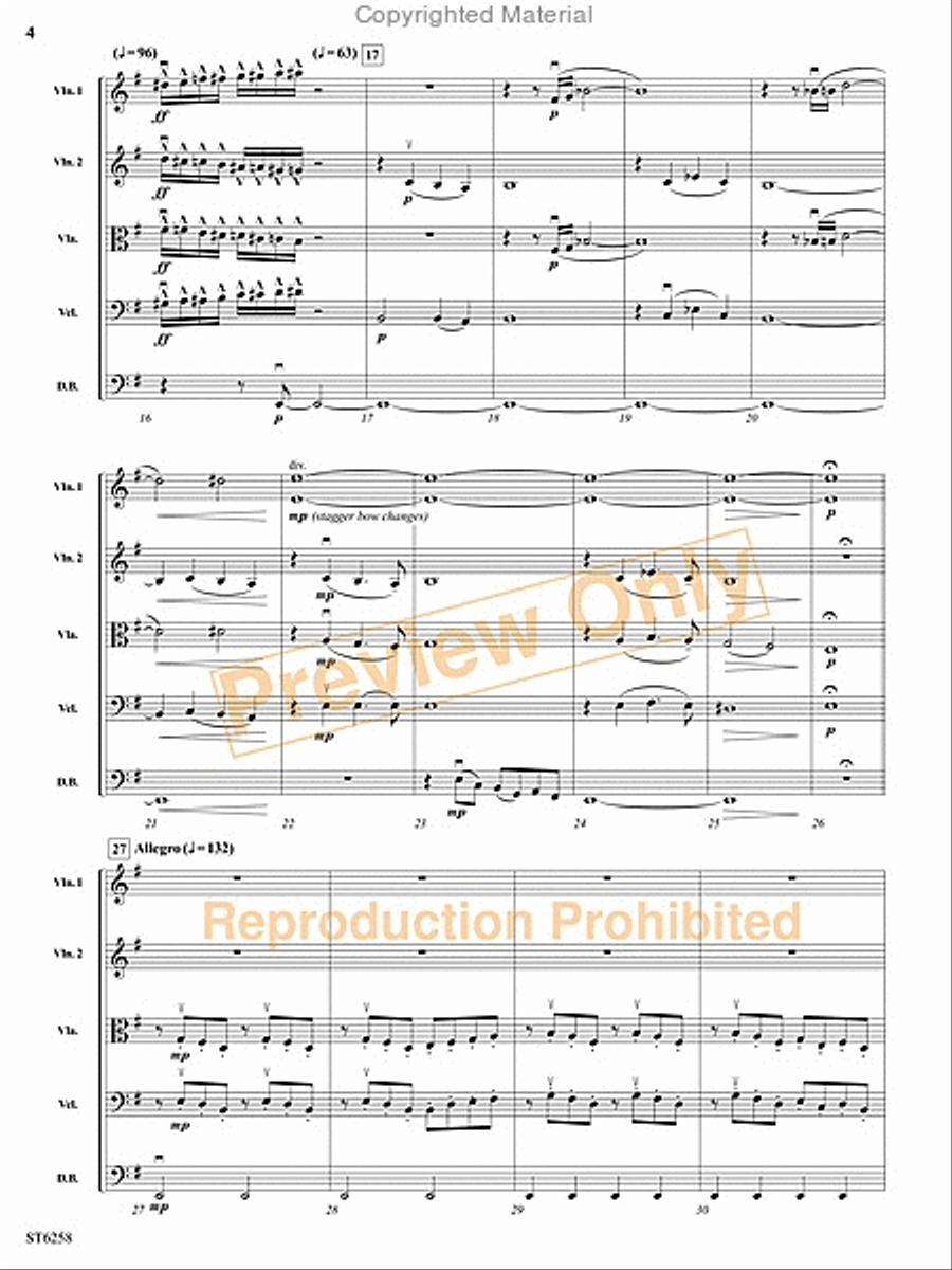 Legend of the Phantom Pirates String Orchestra scores gallery preview page 3